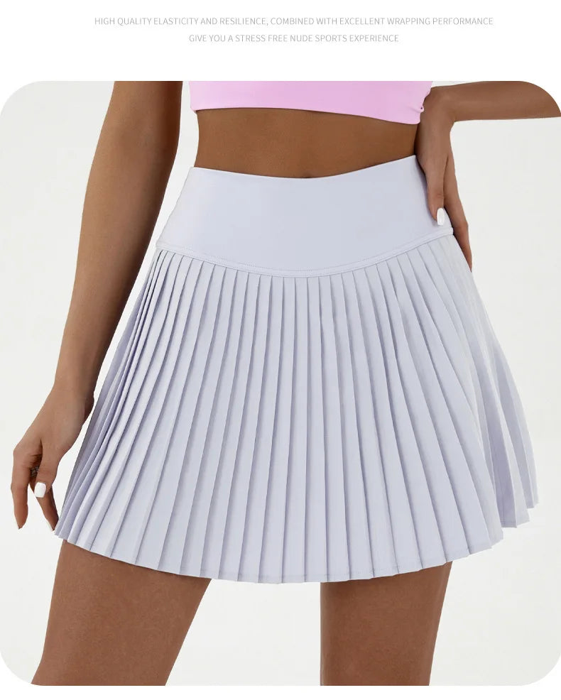 Eterna Chic Tennis Skirt 2025 With Yoga Sports Skirt, 2 Pieces