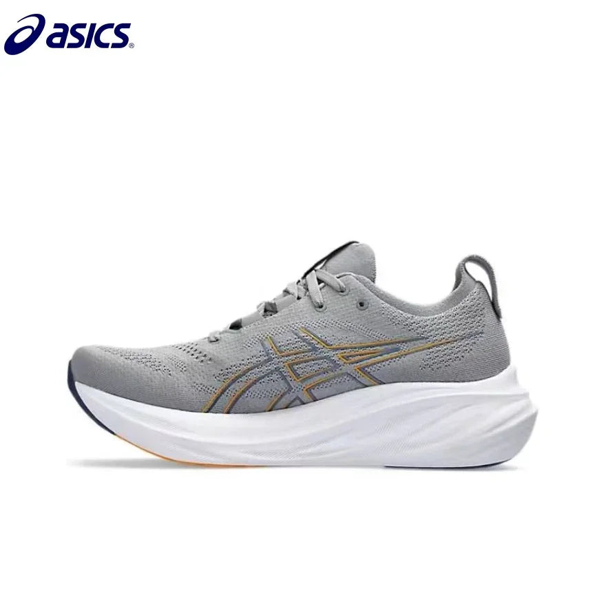 Asics Nimbus 26 Running Shoes Men Cushion Stability Asics Sports Shoes Unisex Sneakers White