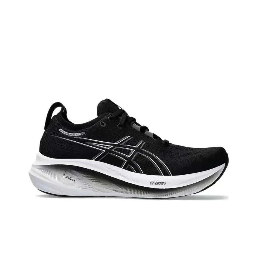 Asics Nimbus 26 Running Shoes Men Cushion Stability Asics Sports Shoes Unisex Sneakers White