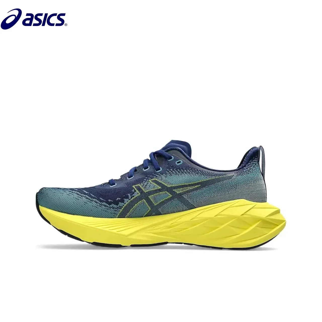 Asics Novablast 4 Comfortable Running Shoes Breathable Low-cut Sneakers for Men and Women Black Gold