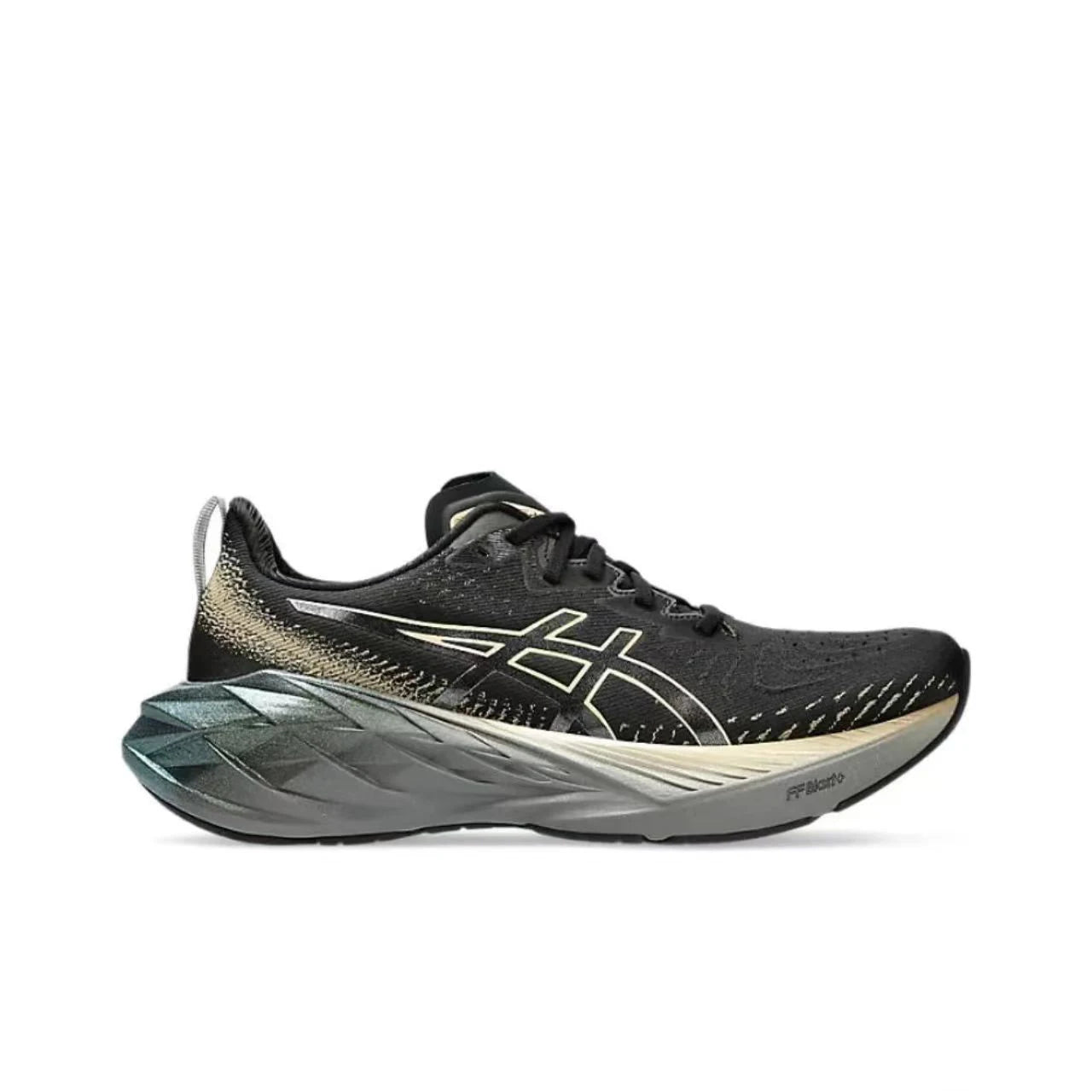 Asics Novablast 4 Comfortable Running Shoes Breathable Low-cut Sneakers for Men and Women Black Gold