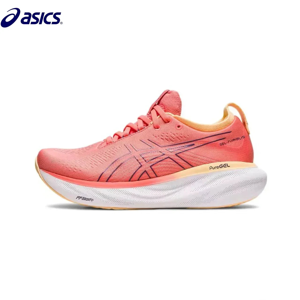 Asics Nimbus 25 Women Running Shoes Tenis Original Cushion Nimbus 25 Women Sneaker Breathable Sport