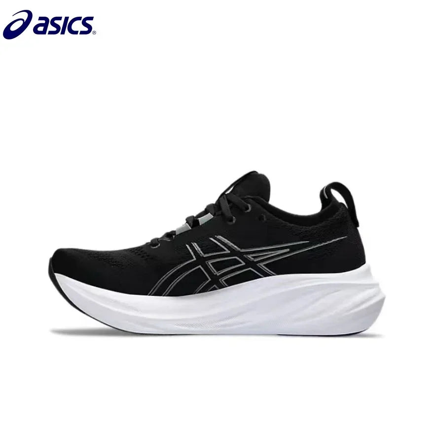 Asics Nimbus 26 Running Shoes Men Cushion Stability Asics Sports Shoes Unisex Sneakers White