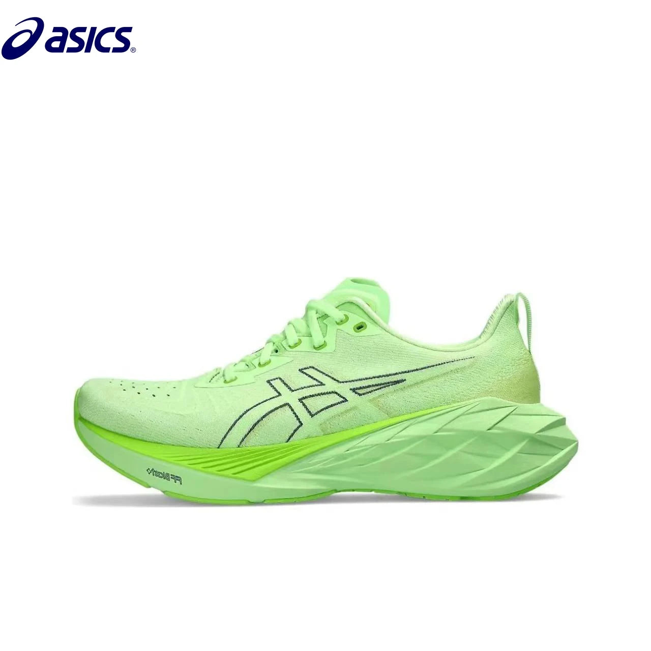 Asics Novablast 4 Comfortable Running Shoes Breathable Low-cut Sneakers for Men and Women Black Gold